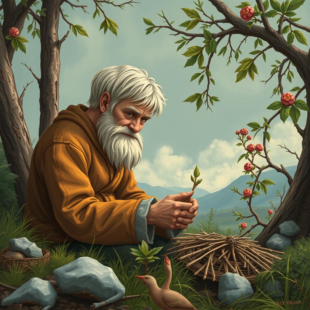 Йога на природе с человеком.